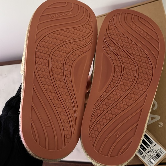 BNWT SUPERGA Slides Organic Canvas Rope - Picture 5 of 6